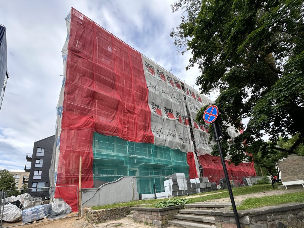 Skvero namai 2 etapas (T. Ševčenkos g. 25) - Hotel, Multi apartment - construction photos