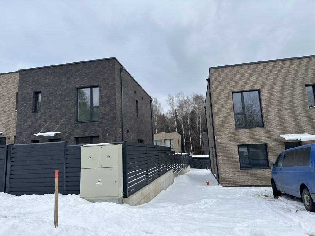 Visorių septintukas (Onos Lukauskaitės Poškienės g. 16, 18, 20, 22, Prano Ancevičiaus g. 15, 17, 19) - Row housing - construction photos