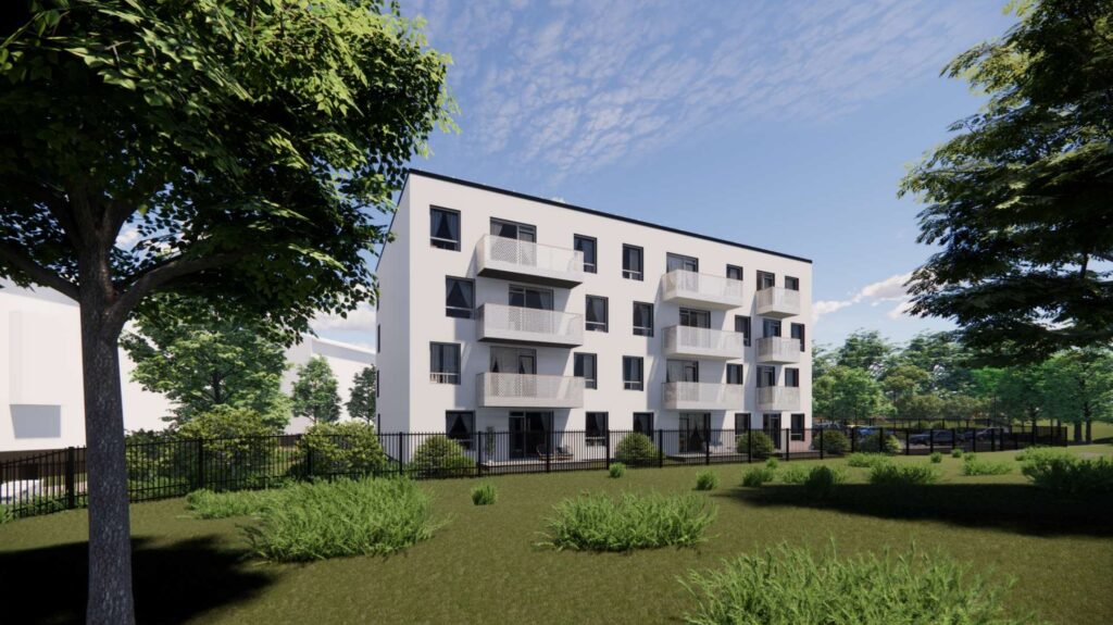 Vandenio namai (Vandentiekio g. 60) - Korterelamu - visuaalne