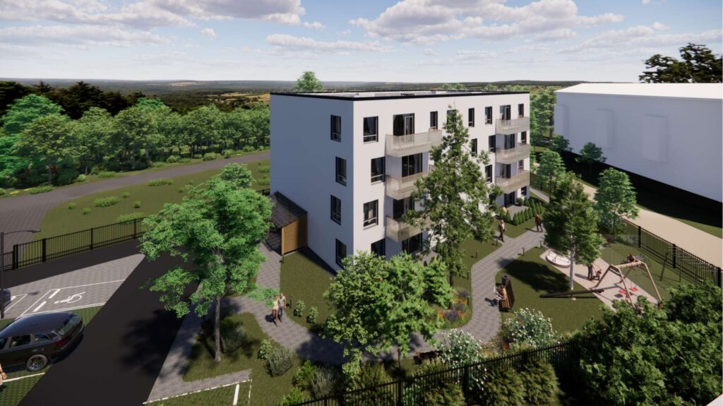 Vandenio namai (Vandentiekio g. 60) - Korterelamu - visuaalne