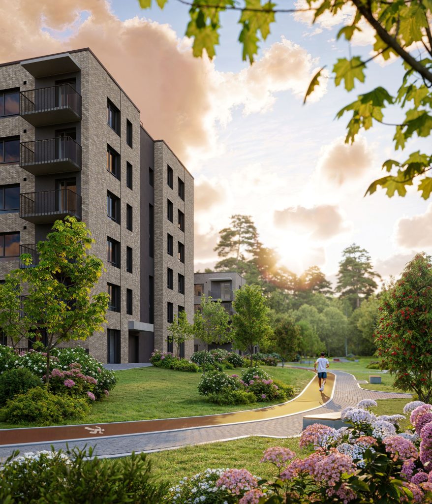 Miško sprintas 1 etapas (Visorių g. 20) - Multi apartment - visualization