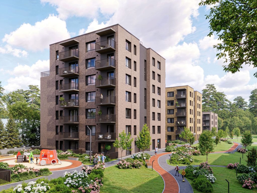 Miško sprintas 1 etapas (Visorių g. 20) - Multi apartment - visualization