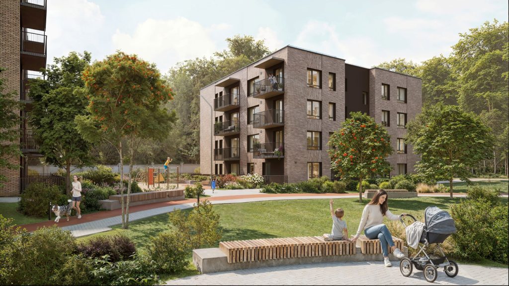 Miško sprintas 1 etapas (Visorių g. 20) - Multi apartment - visualization