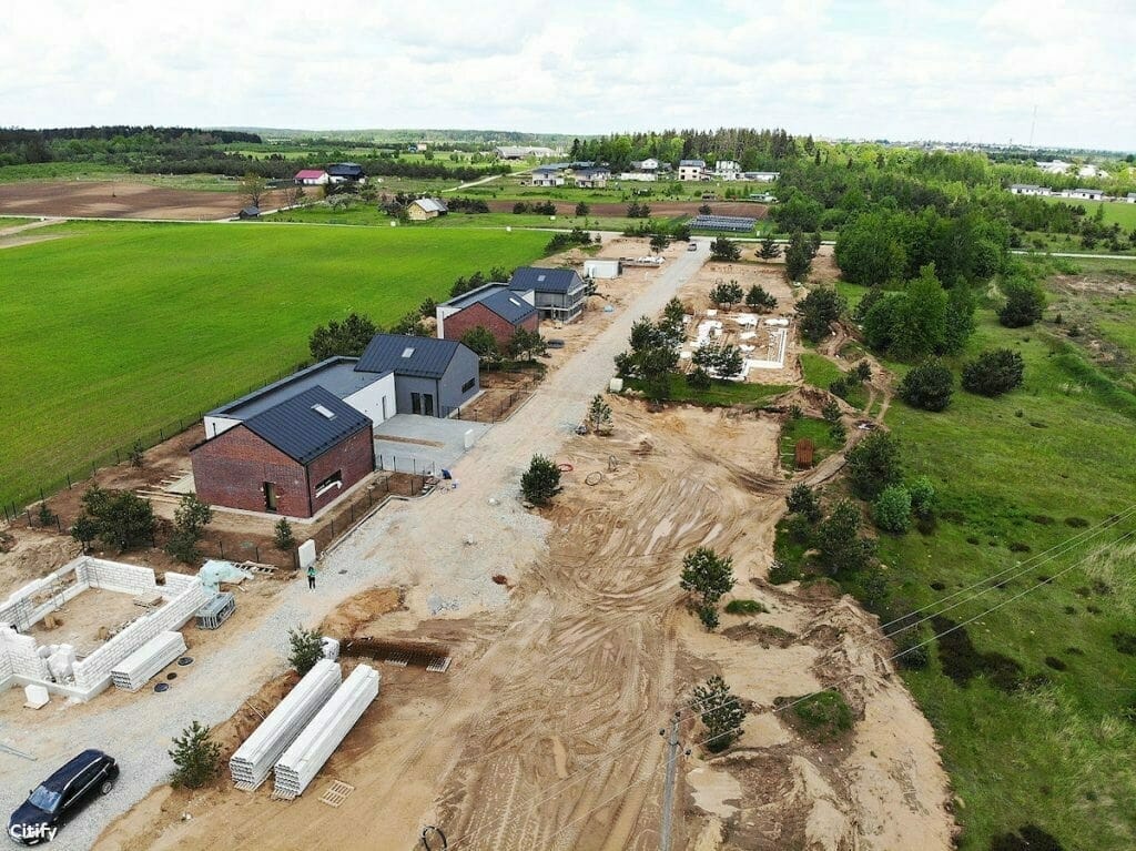 Svajonių namai (Svajonių aklg. 1, 2, 3, 4, 5, 6, 7, 8, 10, 11) - Privātmāju kopienas - būvdarbu attēli
