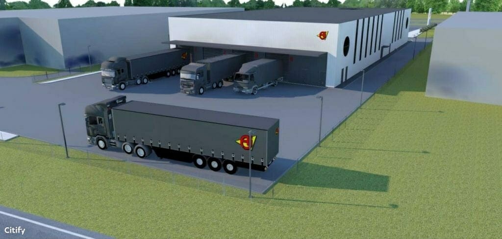 AJ Senasis Ukmergės kel. 10 (Senasis Ukmergės kel. 10) - Shopping center, Warehouse / Distribution center - visualization