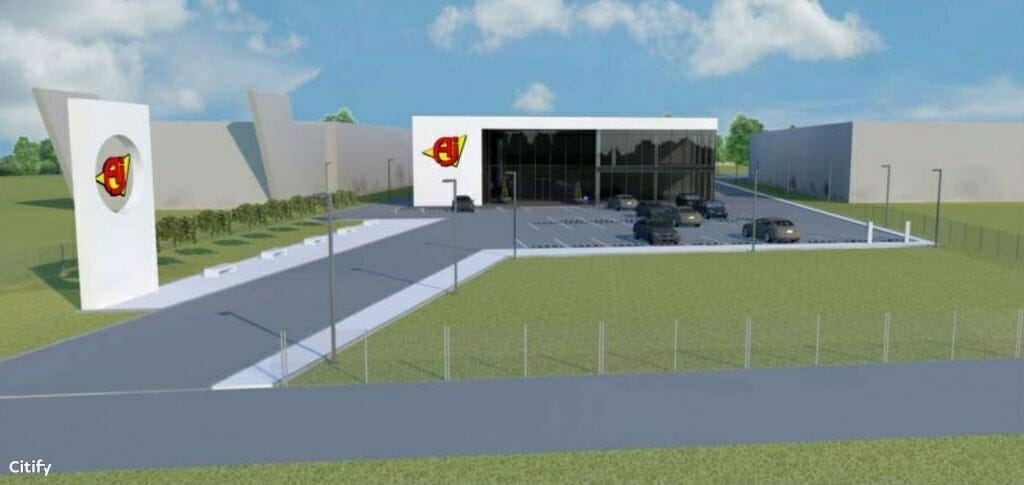 AJ Senasis Ukmergės kel. 10 (Senasis Ukmergės kel. 10) - Shopping center, Warehouse / Distribution center - visualization