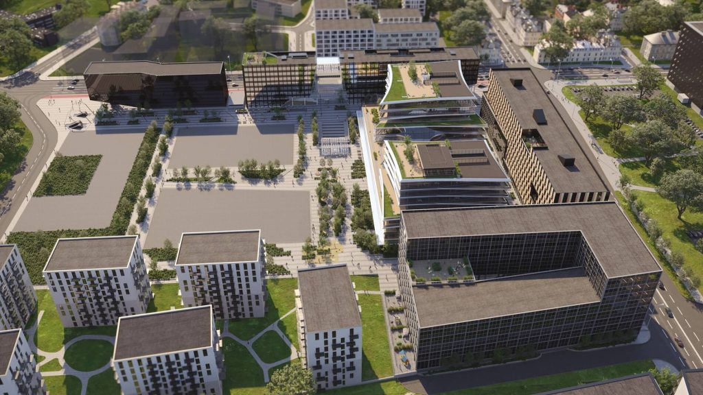 Business Stadium aikštė (Rinktinės g. 3) - Laukums - vizualizācija