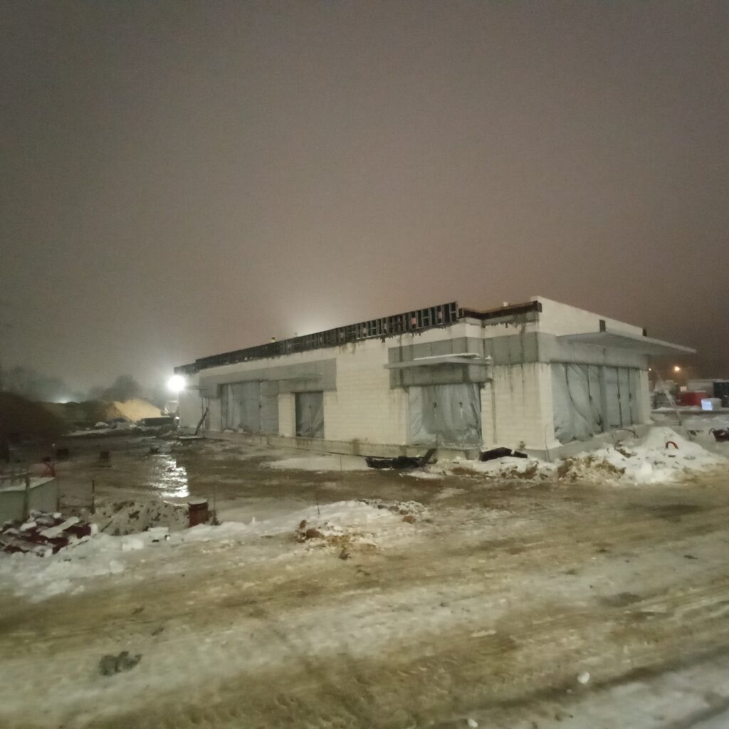 Juglas iela 95 (Juglas iela 95) - Car wash, Food services, Office center - construction photos