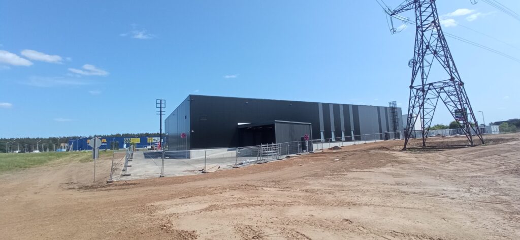 Juglas iela 95 (Juglas iela 95) - Car wash, Food services, Office center - construction photos