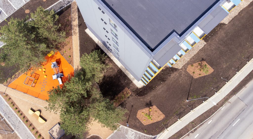 Kaivas kvartāls – 1. kārta (Kaivas iela 48A) - Korterelamu - ehituse fotod