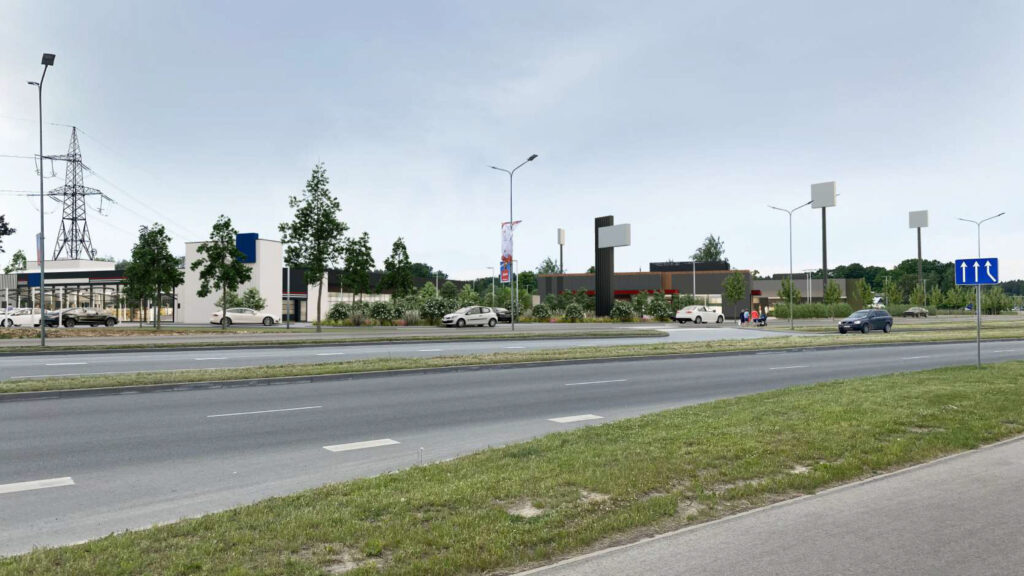 Juglas iela 95 (Juglas iela 95) - Car wash, Food services, Office center - visualization