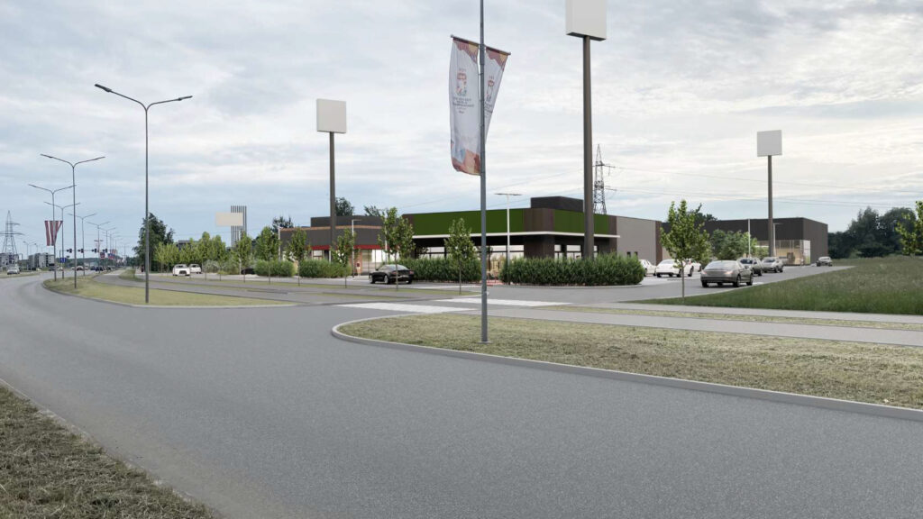 Juglas iela 95 (Juglas iela 95) - Car wash, Food services, Office center - visualization