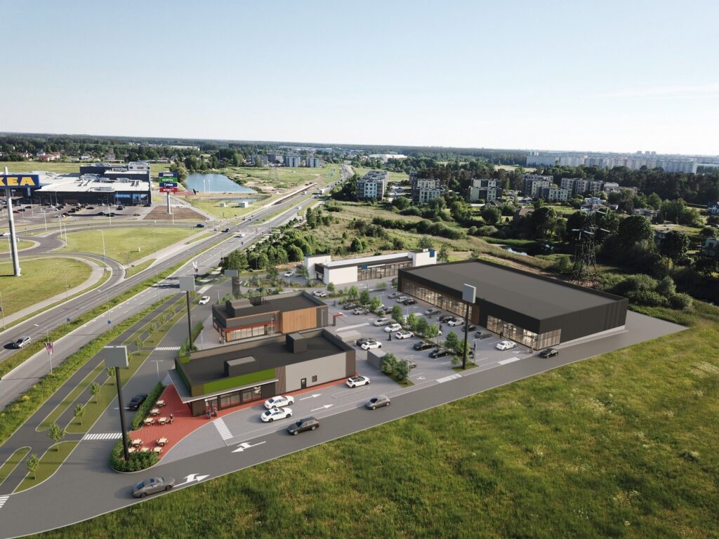 Juglas iela 95 (Juglas iela 95) - Car wash, Food services, Office center - visualization