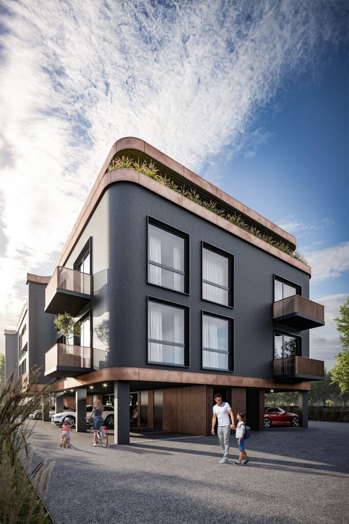 LAZŪNŲ TALUS (Lazūnų g. 4) - Daudzdzīvokļu nams - vizualizācija