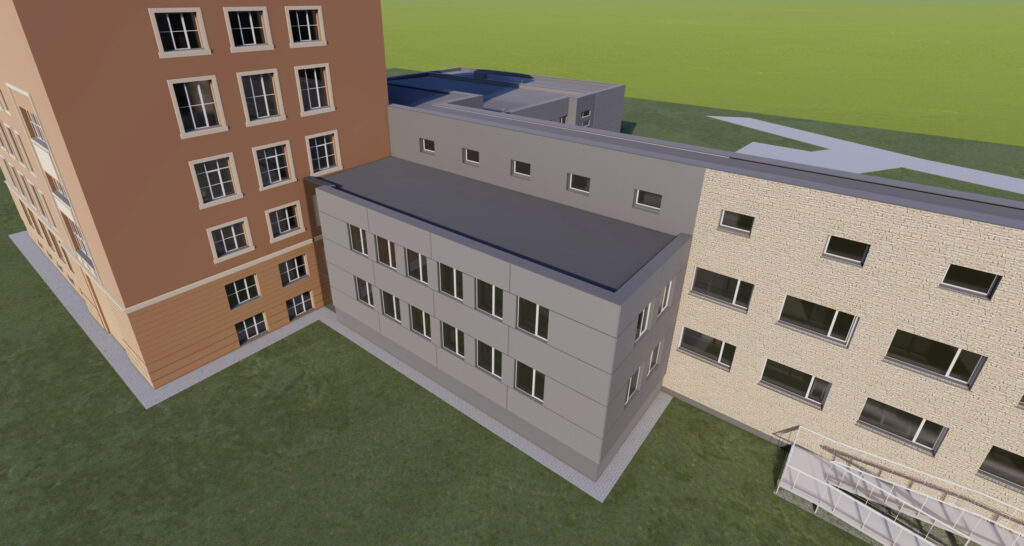 Paula Stradiņa klīniskās universitātes slimnīcas 33 korpusa renovācija (Pilsoņu iela 13 k-33) - Hospital - visualization