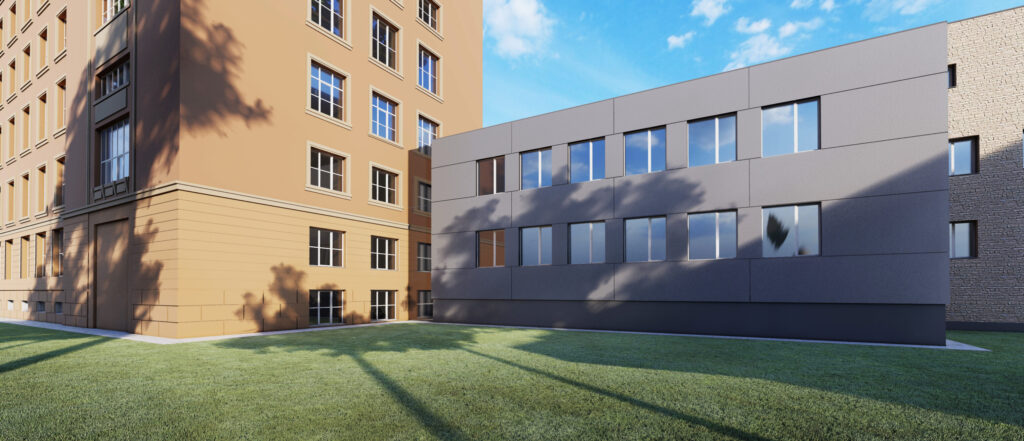 Paula Stradiņa klīniskās universitātes slimnīcas 33 korpusa renovācija (Pilsoņu iela 13 k-33) - Hospital - visualization