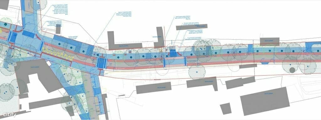 Ramaus eismo A. Kojelavičiaus g. (A. Kojelavičiaus g.) - Street - visualization