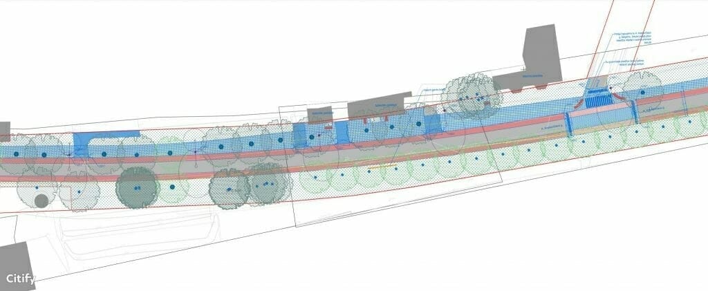 Ramaus eismo A. Kojelavičiaus g. (A. Kojelavičiaus g.) - Street - visualization