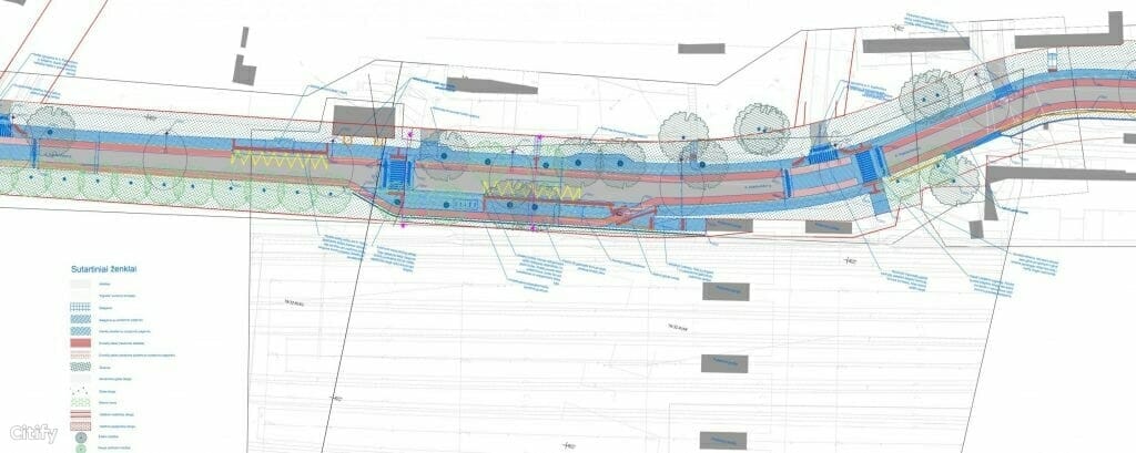 Ramaus eismo A. Kojelavičiaus g. (A. Kojelavičiaus g.) - Street - visualization