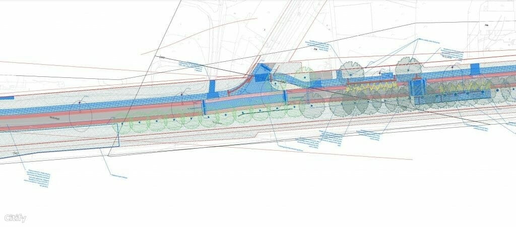 Ramaus eismo A. Kojelavičiaus g. (A. Kojelavičiaus g.) - Street - visualization