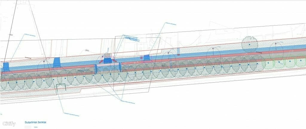 Ramaus eismo A. Kojelavičiaus g. (A. Kojelavičiaus g.) - Street - visualization