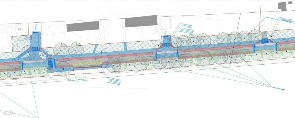 Ramaus eismo A. Kojelavičiaus g. (A. Kojelavičiaus g.) - Street - visualization