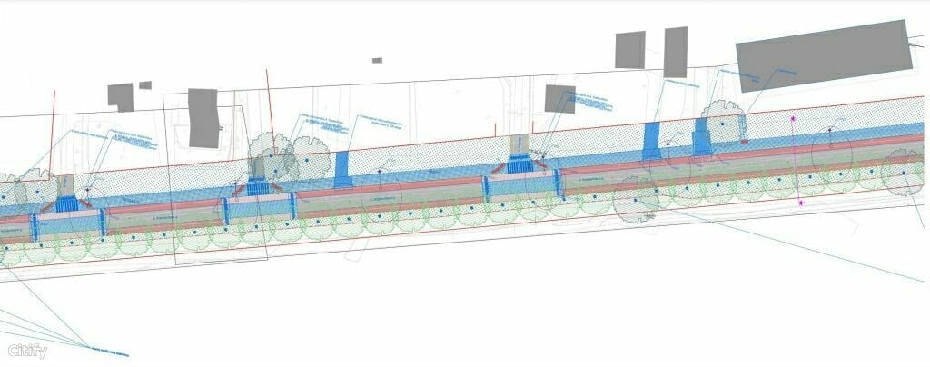 Ramaus eismo A. Kojelavičiaus g. (A. Kojelavičiaus g.) - Street - visualization