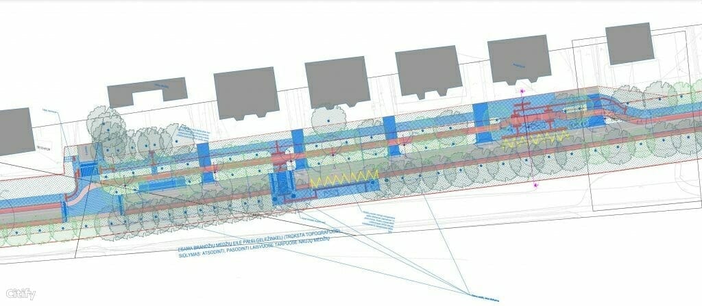 Ramaus eismo A. Kojelavičiaus g. (A. Kojelavičiaus g.) - Street - visualization