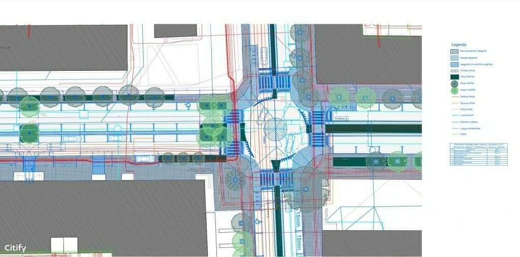 Ramaus eismo Vytenio g. (Vytenio g.) - Gatvė - vizualizacija