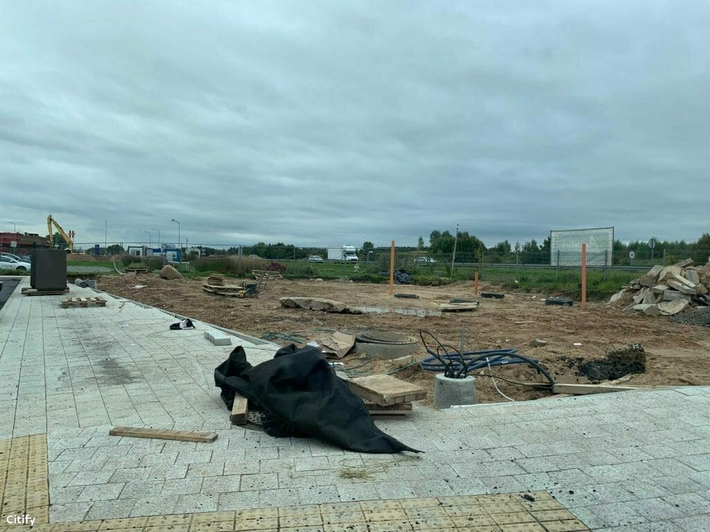 AJ Senasis Ukmergės kel. 10 (Senasis Ukmergės kel. 10) - Shopping center, Warehouse / Distribution center - construction photos