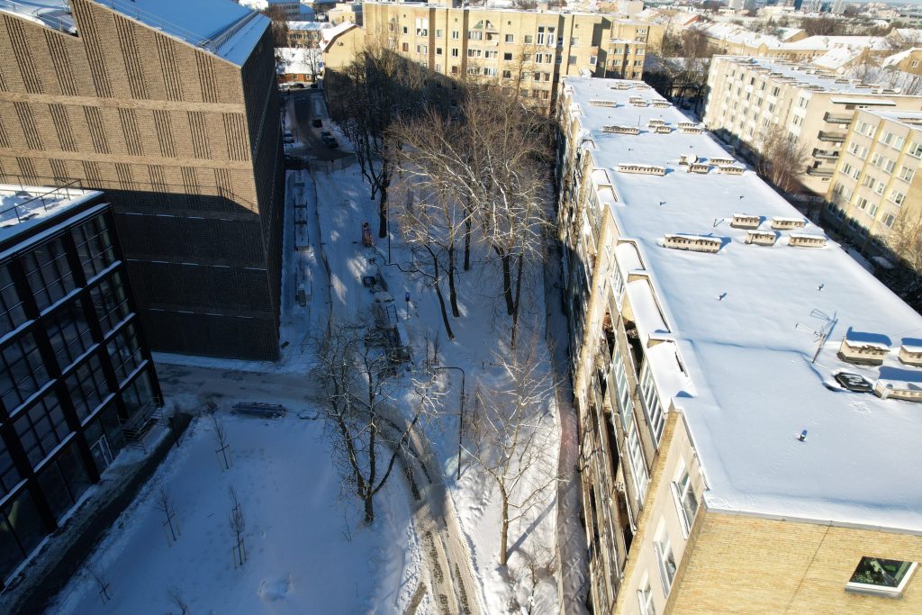 Algirdo g. 41 skveras (Algirdo g. 41) - Square - construction photos