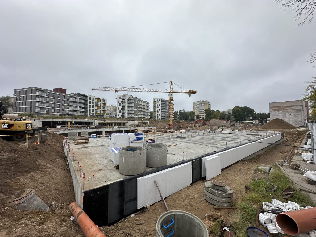 Naujamiesčio Vingis 1 etapas (Naugarduko g. 97) - Multi apartment - construction photos