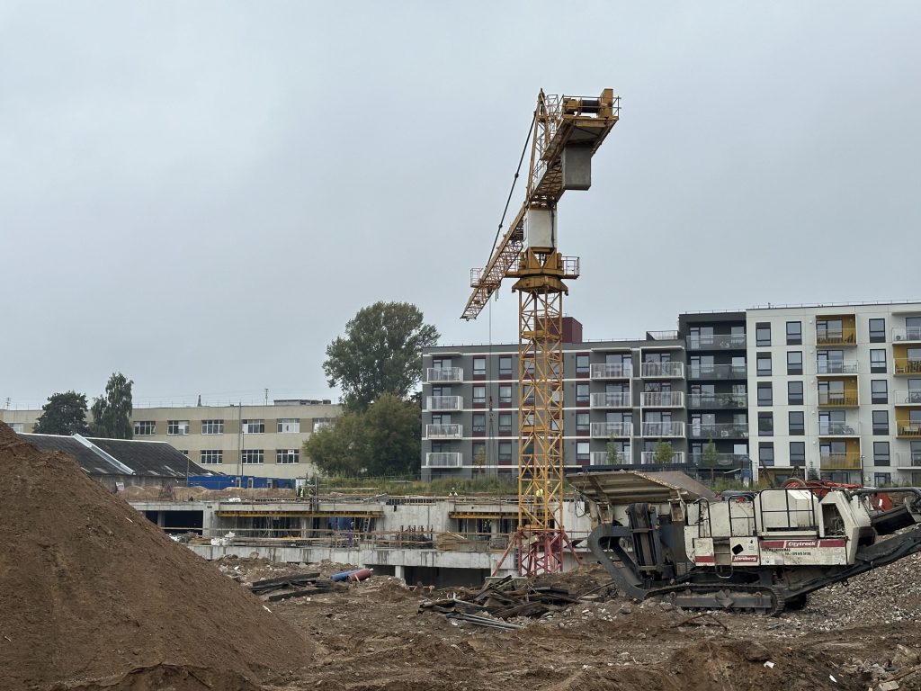 Naujamiesčio Vingis 1 etapas (Naugarduko g. 97) - Multi apartment - construction photos
