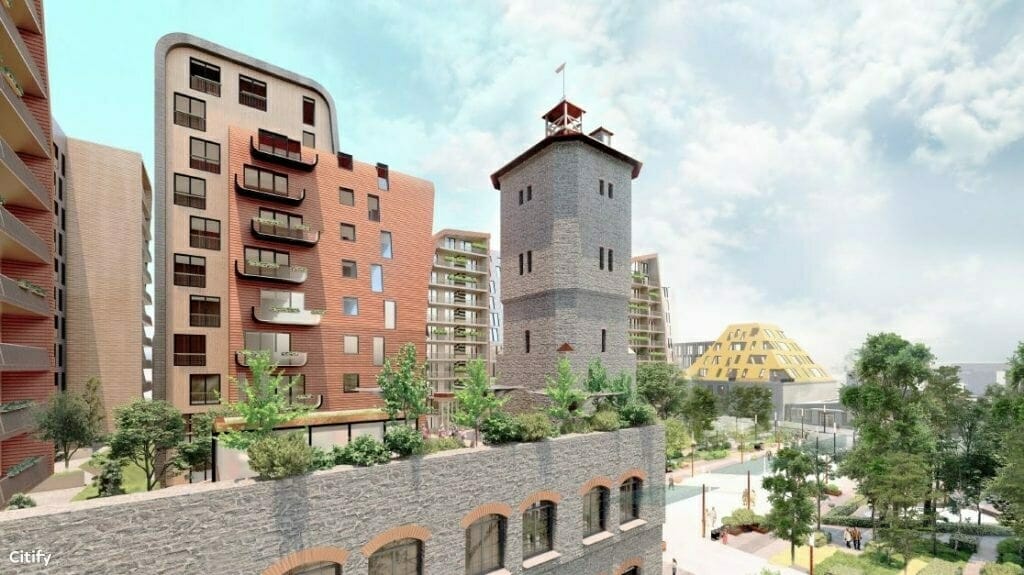 Lutheri kvartal (Tatari 51a, 51b) (Tatari 51a, 51b) - Multi apartment, Other commercial - visualization