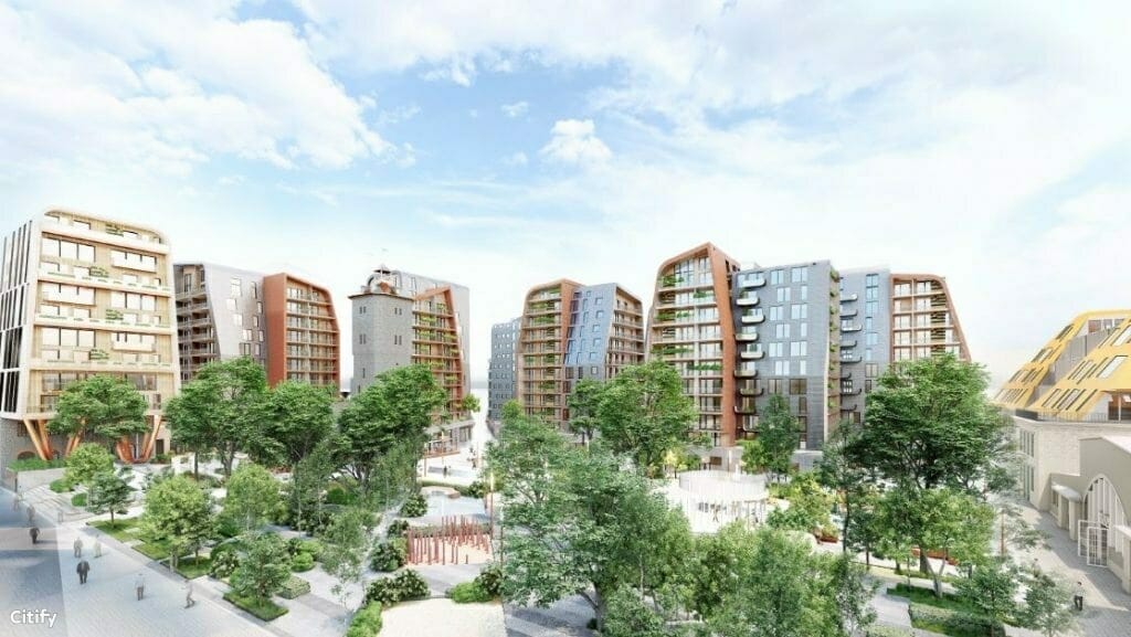 Lutheri kvartal (Tatari 51a, 51b) (Tatari 51a, 51b) - Multi apartment, Other commercial - visualization