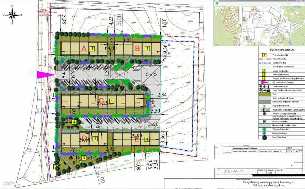 Tautvilo g. 2 (Tautvilo g. 2) - Row housing - visualization