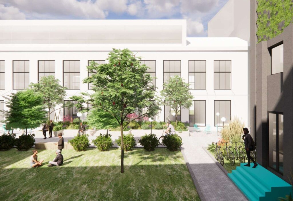 Tech Zity Lilium 4 etapas (Panerių g. 43) - Office center - visualization