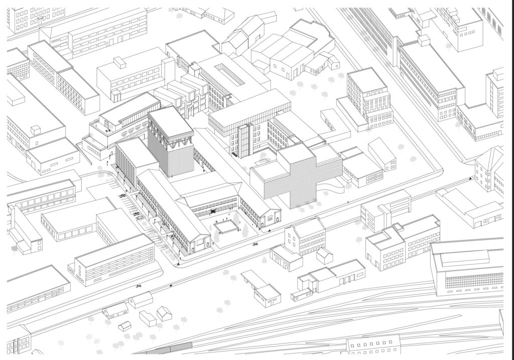 Tech Zity Lilium 4 etapas (Panerių g. 43) - Office center - visualization