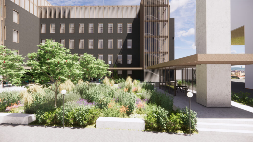 Tech Zity Lilium 4 etapas (Panerių g. 43) - Office center - visualization