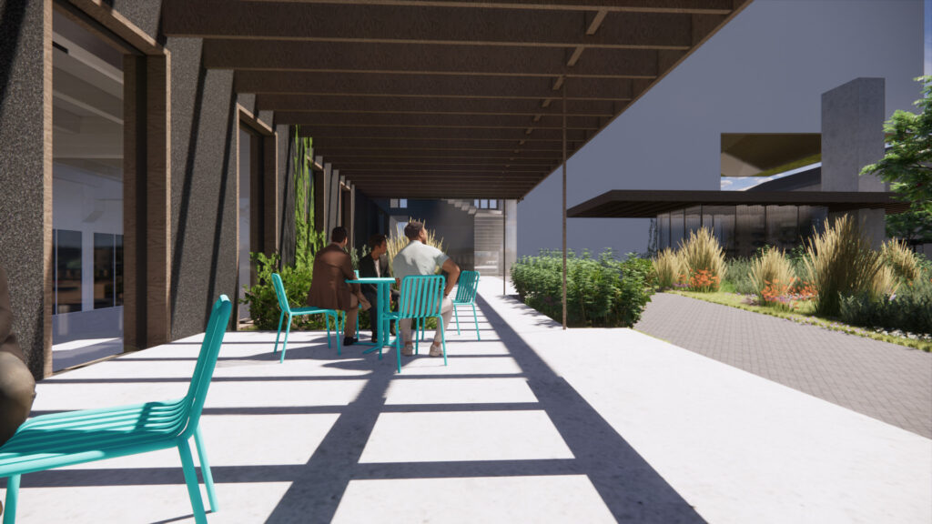 Tech Zity Lilium 4 etapas (Panerių g. 43) - Office center - visualization