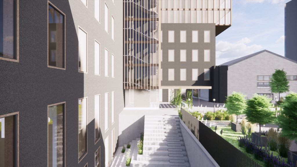 Tech Zity Lilium 4 etapas (Panerių g. 43) - Office center - visualization