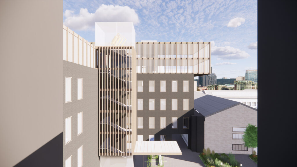 Tech Zity Lilium 4 etapas (Panerių g. 43) - Office center - visualization