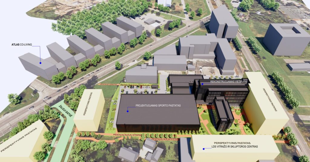 Aerocity Dariaus ir Girėno g. 23 (Dariaus ir Girėno g. 23) - Hotel - visualization