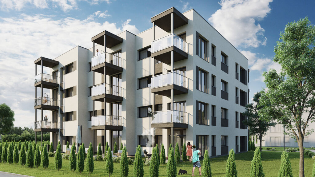 Antakalnio ritmas (Duburio g. 10) - Daugiabutis - vizualizacija