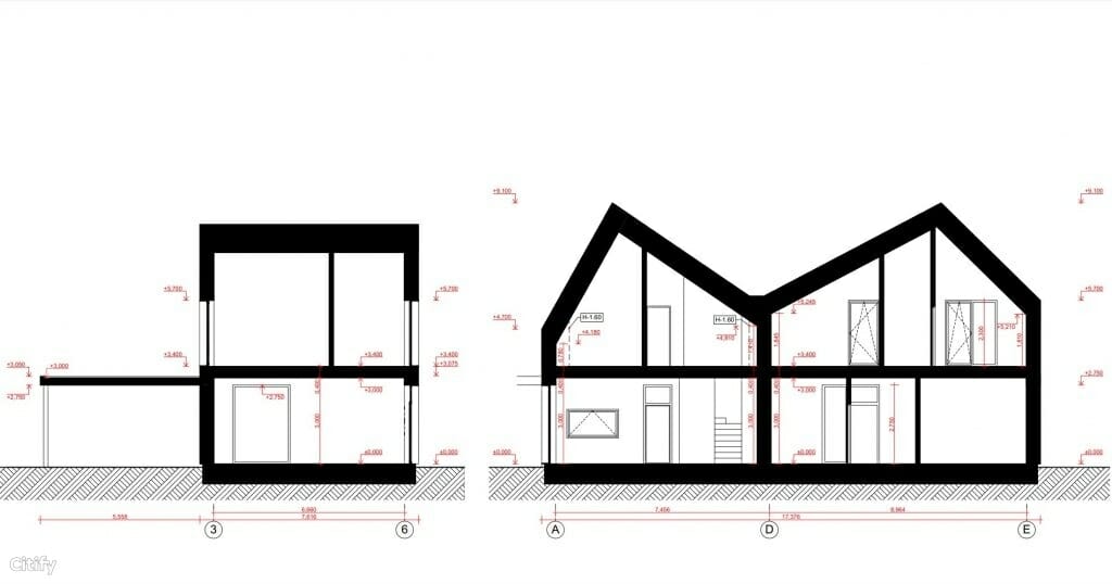 Ąžuolo kvartalas 2 etapas (Bernotų g. 4, 6, 8, 19, 21, 23) - Row housing - visualization