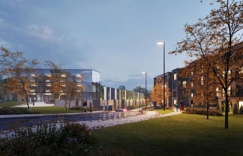 LIDL Bajorų kel. 6 (Bajorų kel. 6) - Verslo centras, Prekybos centras - vizualizacija