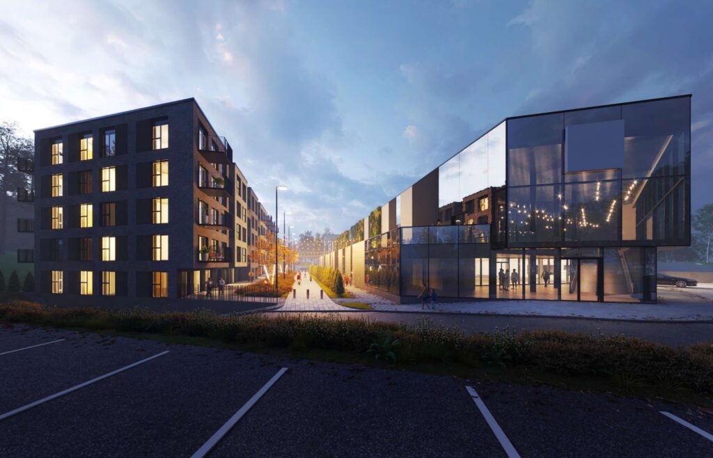 LIDL Bajorų kel. 6 (Bajorų kel. 6) - Verslo centras, Prekybos centras - vizualizacija