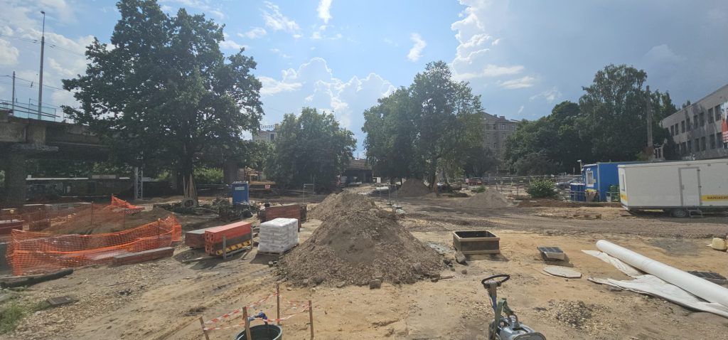 Jorģa Zemitāna tilta pārbūve (Jorģa Zemitāna tilts) - Ceļš - būvdarbu attēli