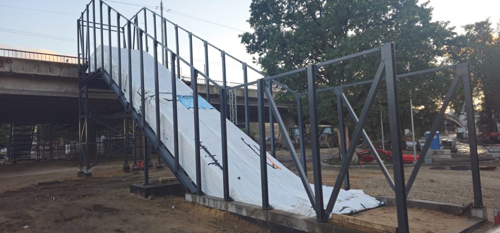 Jorģa Zemitāna tilta pārbūve (Jorģa Zemitāna tilts) - Ceļš - būvdarbu attēli