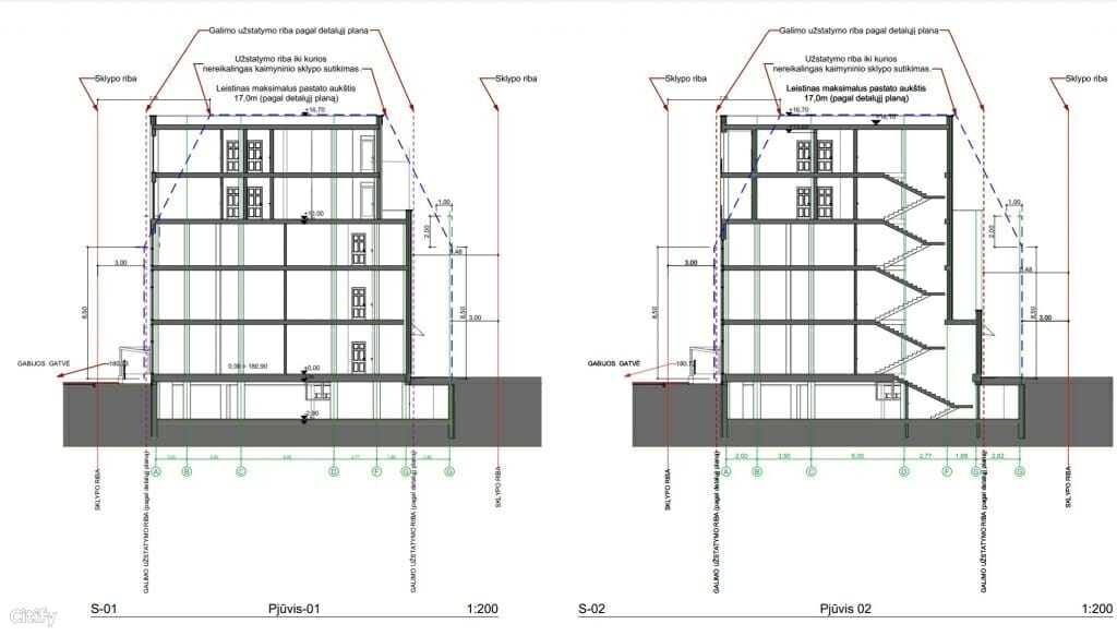 Gabijos g. 34 (Gabijos g. 34) - Korterelamu, Kaubanduskeskus - visuaalne